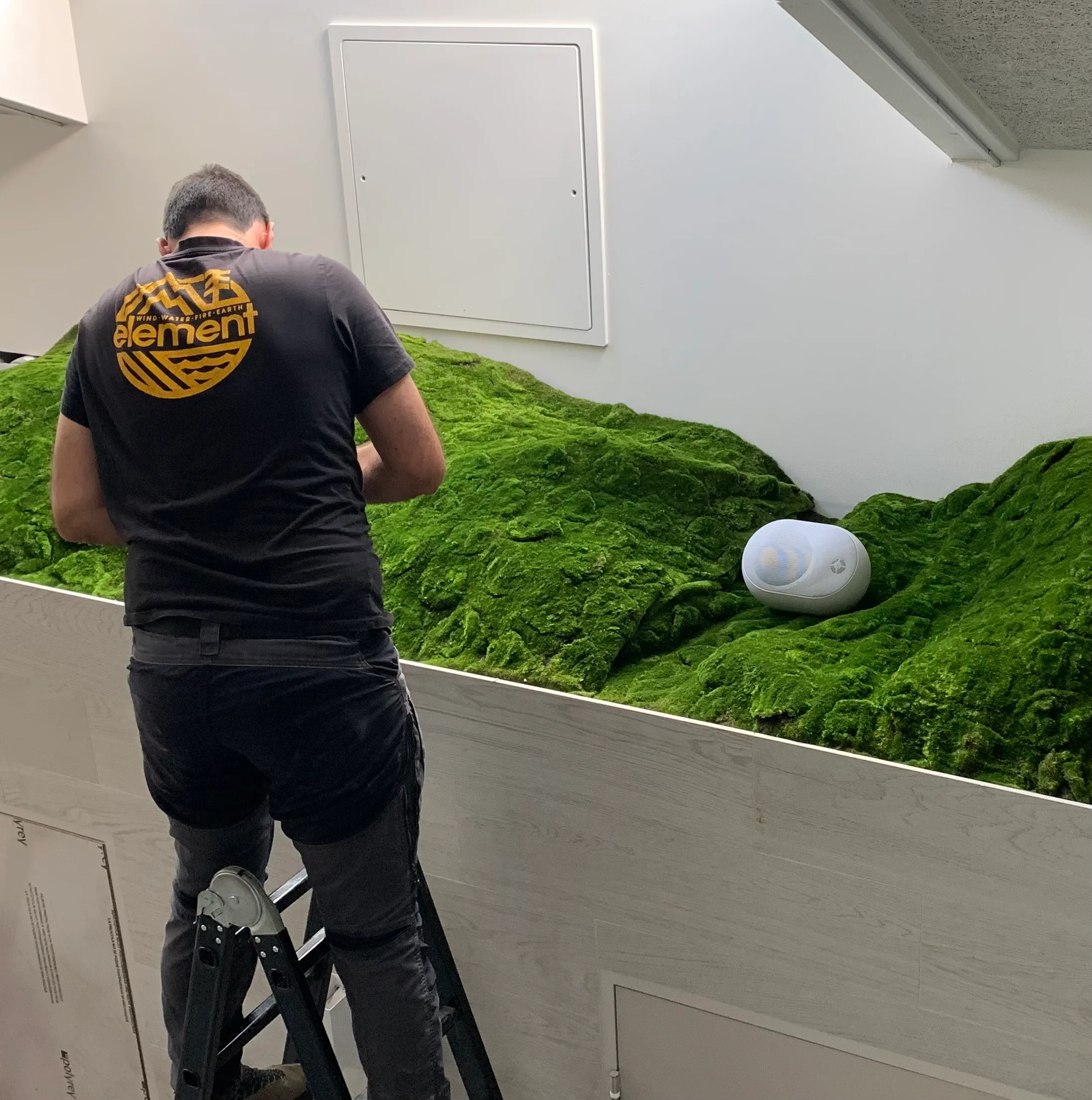 Scénographie végétal sous bois Installation scénographie végétal
